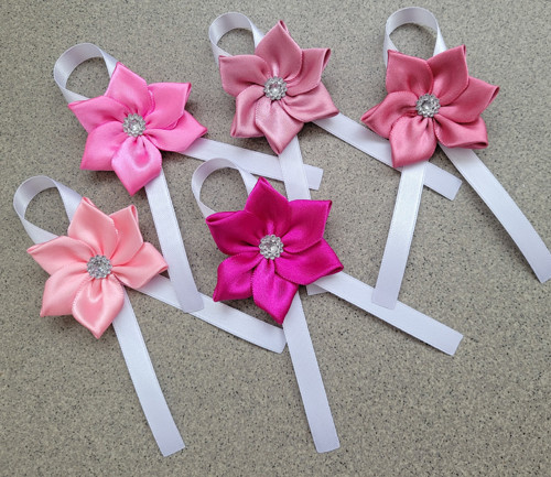 Střední kanzashi - kotiliony - taneční