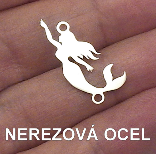 NEREZOVÁ OCEL - přívěsek mořská panna