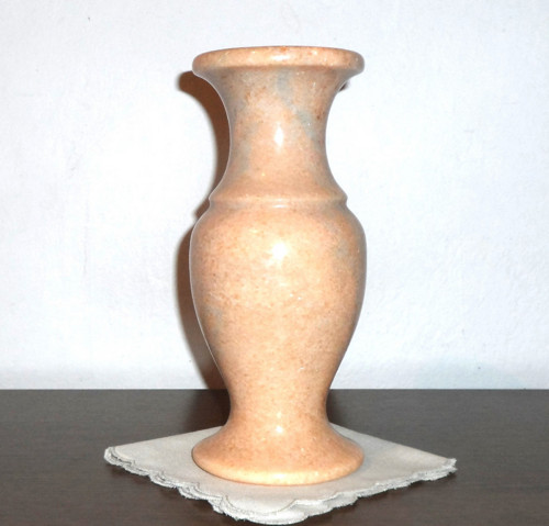 Kamenná dekorační VÁZA, mramor, 2485 g
