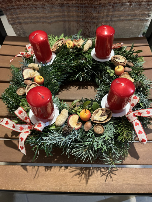Adventní věnec tradiční