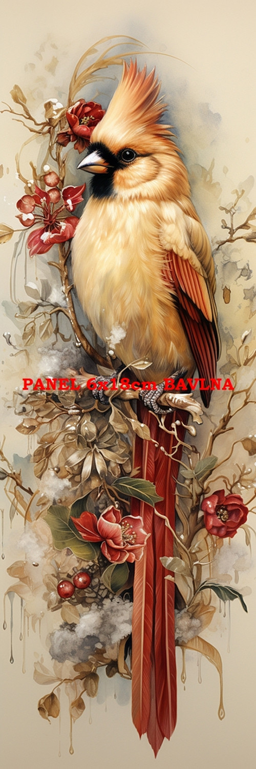 Bavlněný panel 6x18 cm - skladem