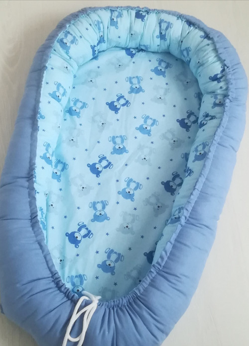 Minihnízdečko pro panenky Modrý medvídek