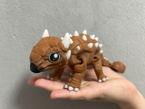 Flexi Ankylosaurus Bumpy - 18 cm - 3D tisk — foto 1