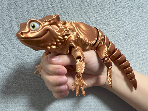 Agama Vousatá - 26 cm - 3D Tisk — foto 1