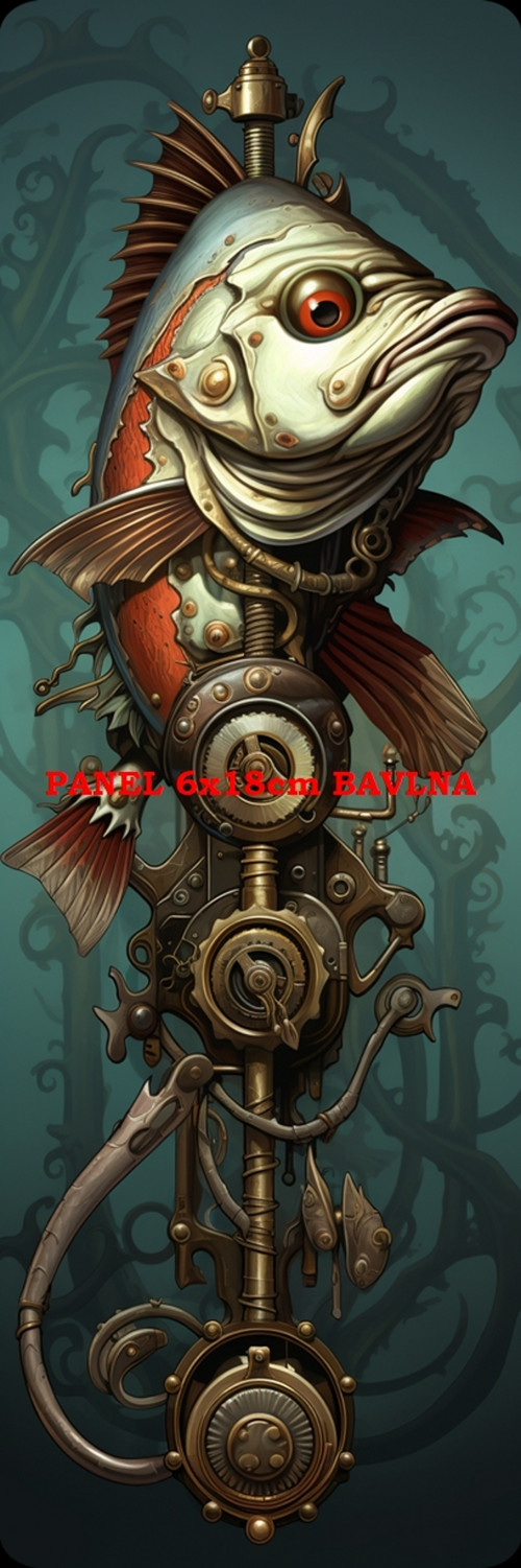 Bavlněný panel 6x18 cm - skladem