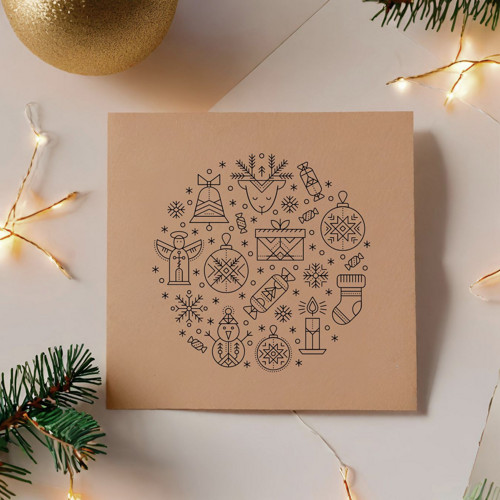 Vánoční přání VÁNOČNÍ ORNAMENT