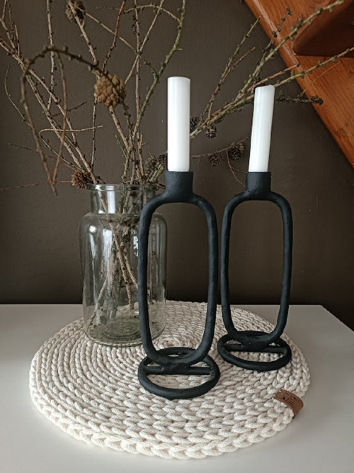 Háčkované prostírání průměr 36 cm