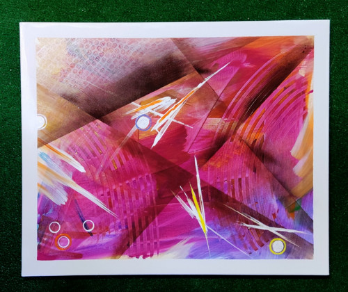 Abstraktní malba, 60/50 cm