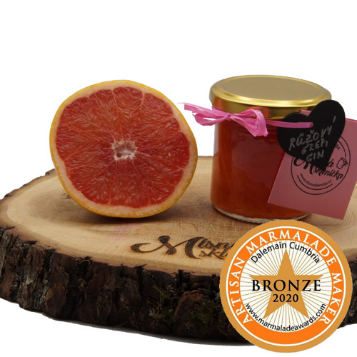 Džem růžový grapefruit s ginem — foto 1