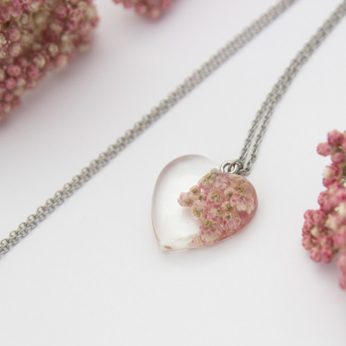 Náhrdelník s rice flower — foto 1