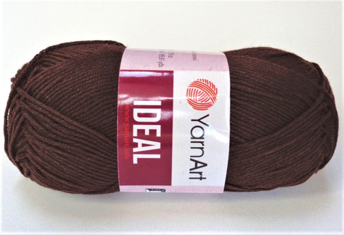 Příze Ideal - hnědá 232