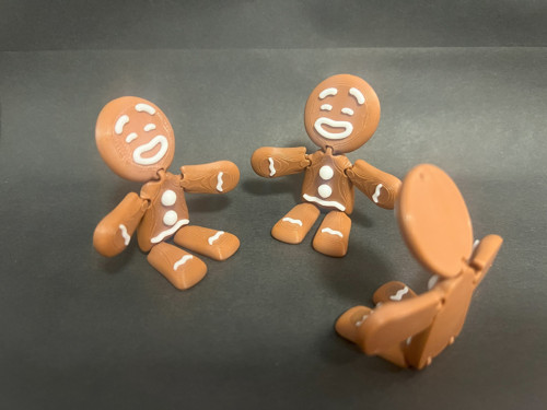 Veselý Flexi Perníček - 8 cm - 3D tisk — foto 1