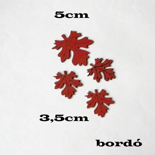 List - překližka bordó - bal.4ks