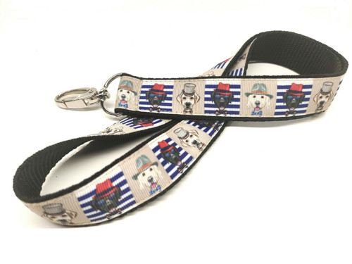 Klíčenka LABRADOR/RETRÍVR II. s karabinou, dlouhá