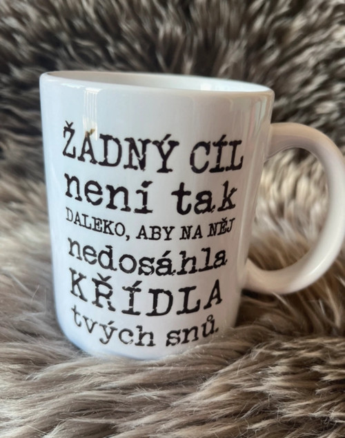 Keramický hrnek s citátem