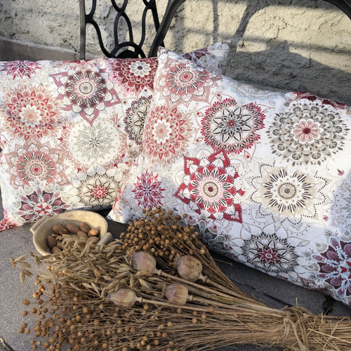 Povlak na polštář mandaly: 55x37 cm