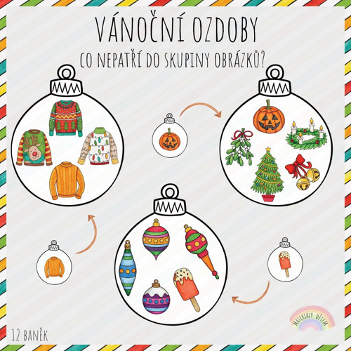 Vánoční ozdoby - skupiny obrázků