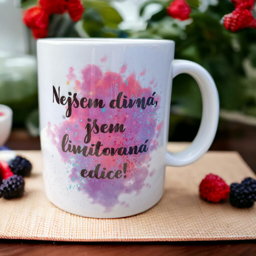Hrnek Nejsem divná, jsem limitovaná edice