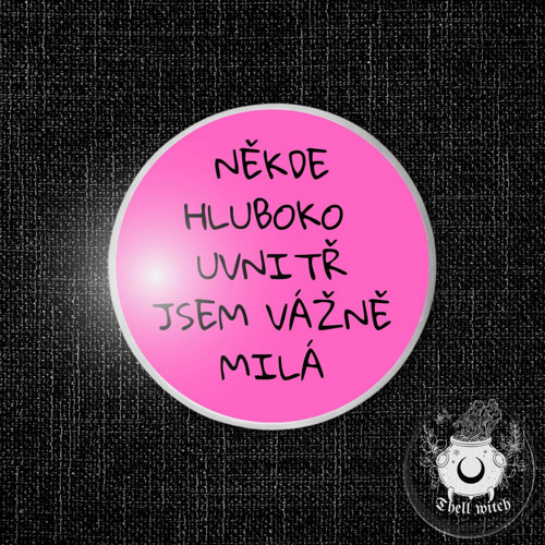 Placka button Jsem milá
