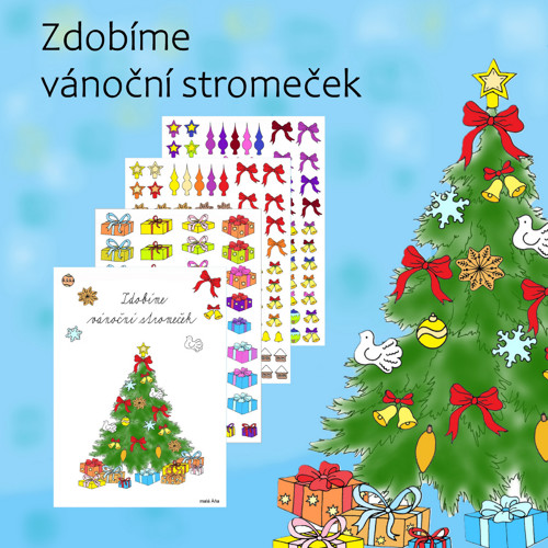 Zdobíme Vánoční Stromeček + Omalovánky Pdf