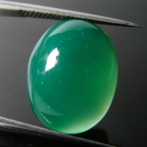 Zelený Chalcedon, 17,20 ct., 19,3x15,1x9,0 mm
