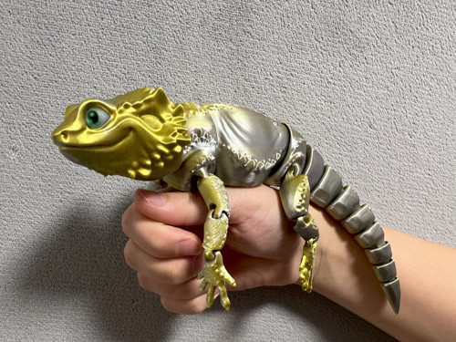 Agama Vousatá - 26 cm - 3D Tisk — foto 1