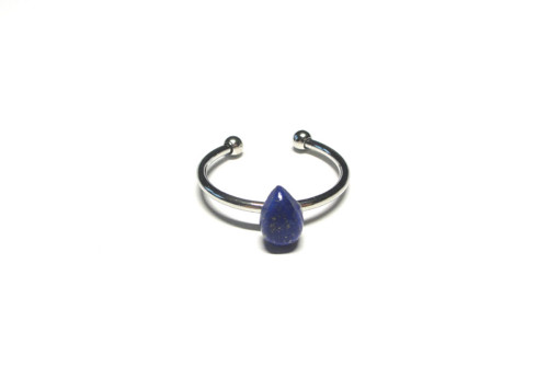 Lapis lazuli, prsten chirurgická ocel