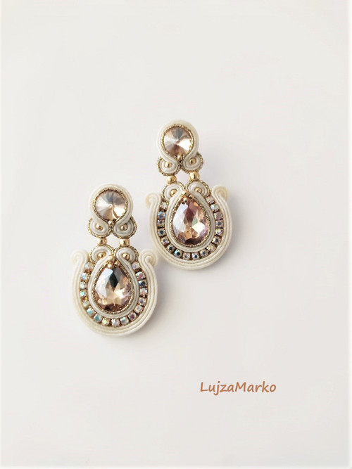 Eliška soutache / sutaš náušnice
