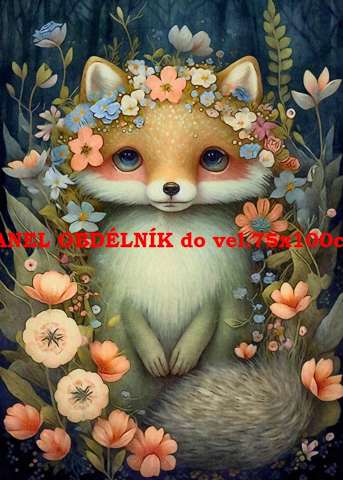 Bavlněný panel 18x25 cm - skladem