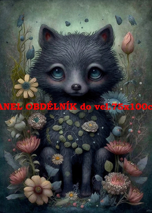 Bavlněný panel 18x25 cm - skladem — foto 1
