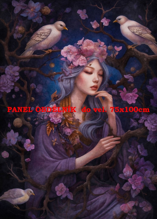 Bavlněný panel 18x25 cm - skladem