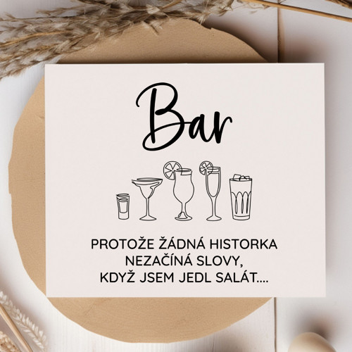 Svatební nápis - bar — foto 1