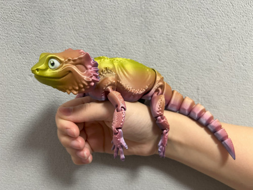 Agama Vousatá - 26 cm - 3D Tisk — foto 1