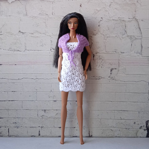 Oblečky pro Barbie, FR, Integrity - šaty, bolerko — foto 1