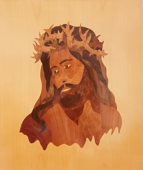 Obraz - intarzie "Ježíš Kristus"