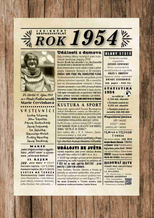 Narozeninový plakát, 1954, PDF — foto 1