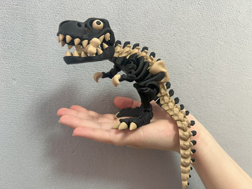 Flexi Kostěný Tyranosaurus Rex - 25 cm - 3D tisk — foto 1