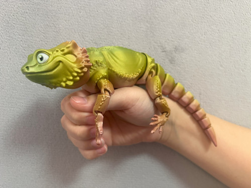 Agama Vousatá - 26 cm - 3D Tisk — foto 1