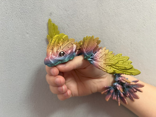 Mládě Opeřeného Hada - 25 cm - 3D Tisk — foto 1