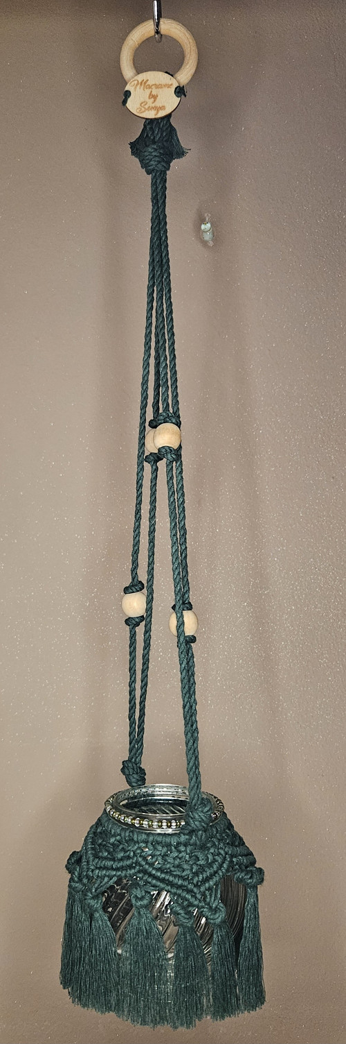 Boho Macrame Vánoční Lucernička — foto 1