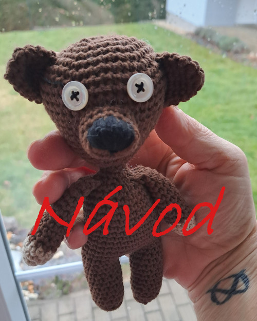 Návod na háčkovaného medvídka Teddyho