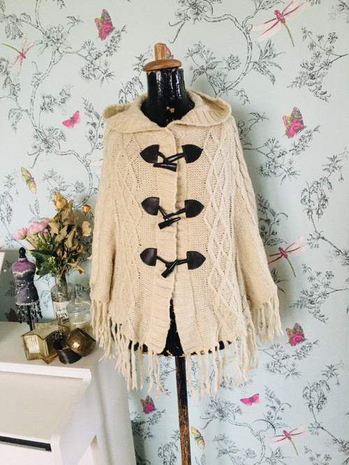 Boho pončo svetr indiánský — foto 1