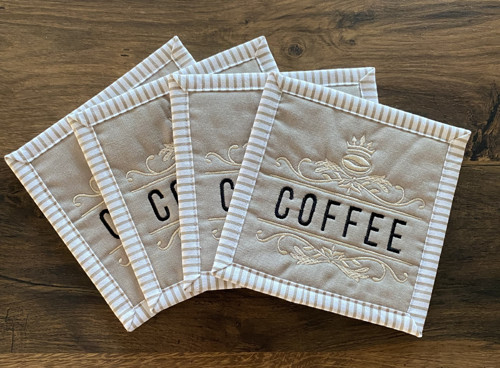 Vyšívané podkafíčko Caffee 5