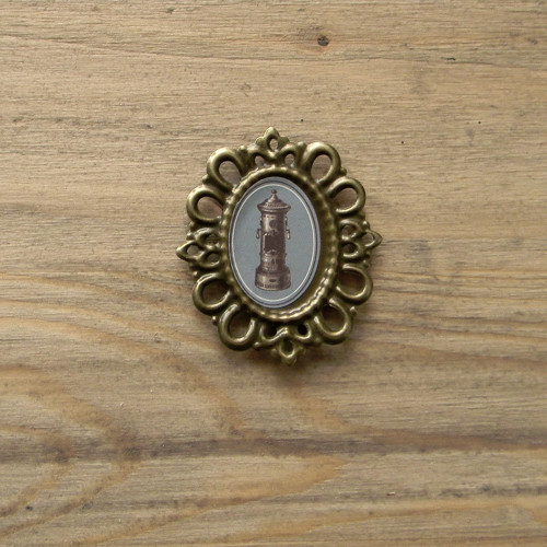Kovový rámeček staromosaz-RM046-4cmx3,5cm