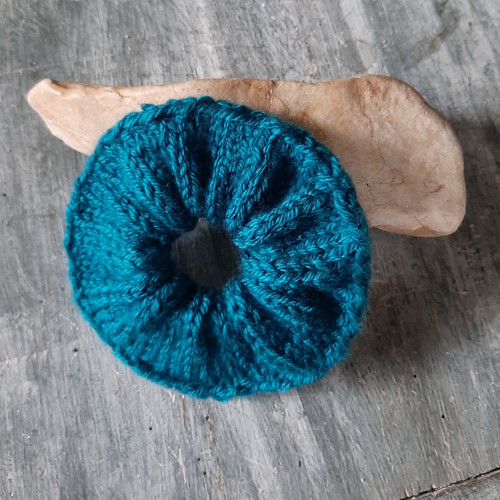 Pletené scrunchie
