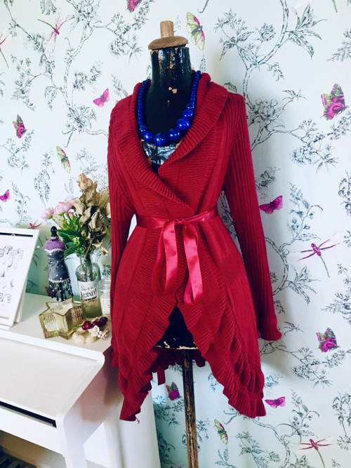 Kardigan RED ROMANTIC — foto 1
