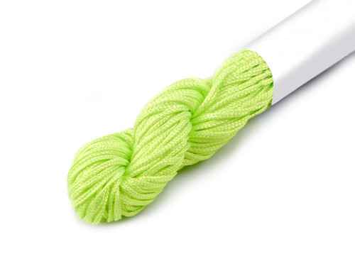 Šňůrka polypropylen Ø1 mm - žlutá neon