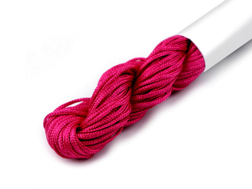 Šňůrka polypropylen Ø1 mm - fuchsiová