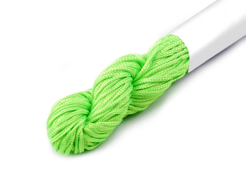 Šňůrka polypropylen Ø1 mm - zelená neon