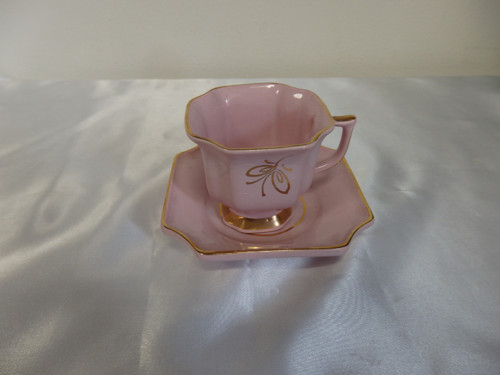 Šálek - růžový porcelán